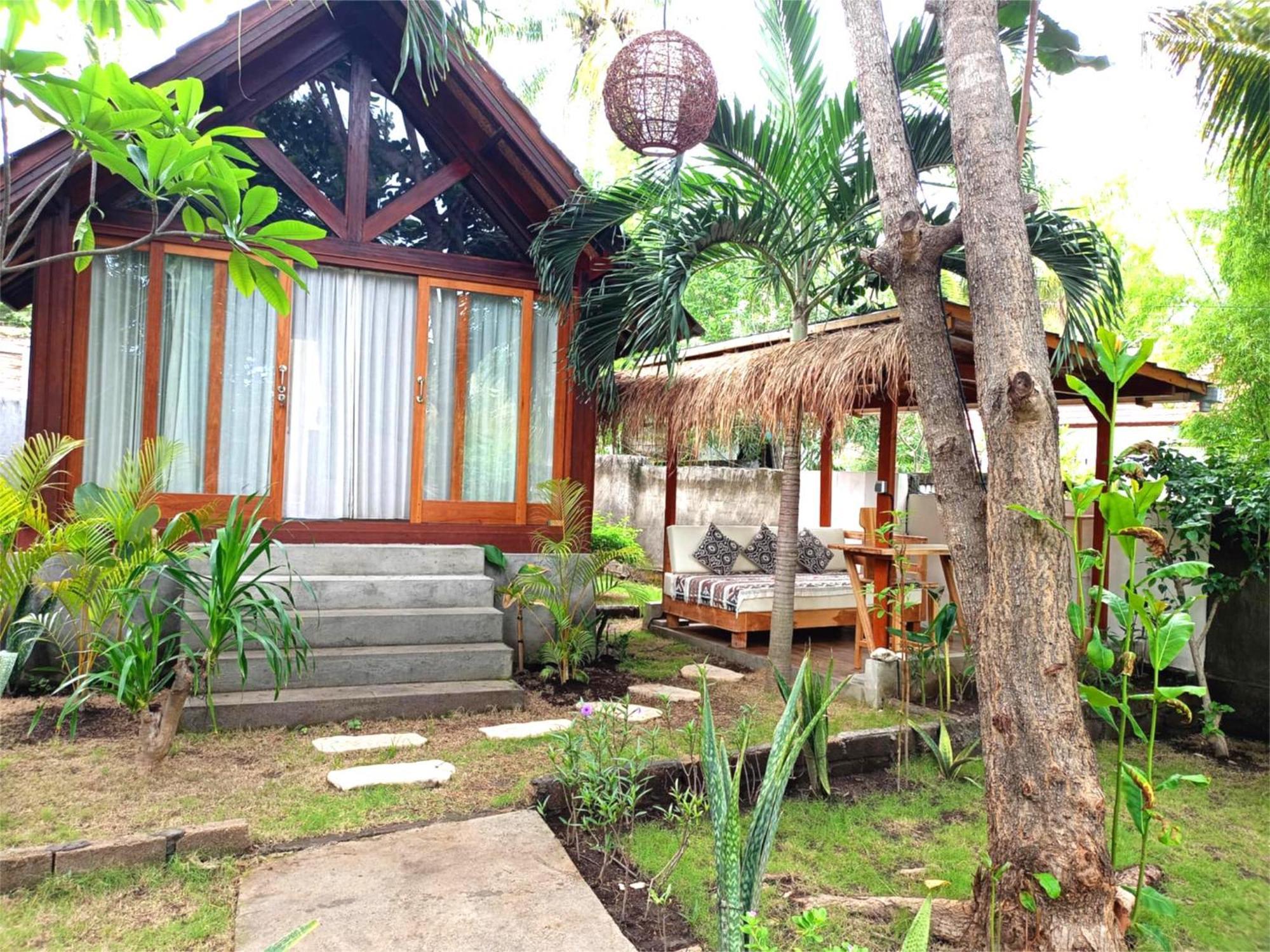 Bintang Tiga Bungalows Гили-Эйр Экстерьер фото