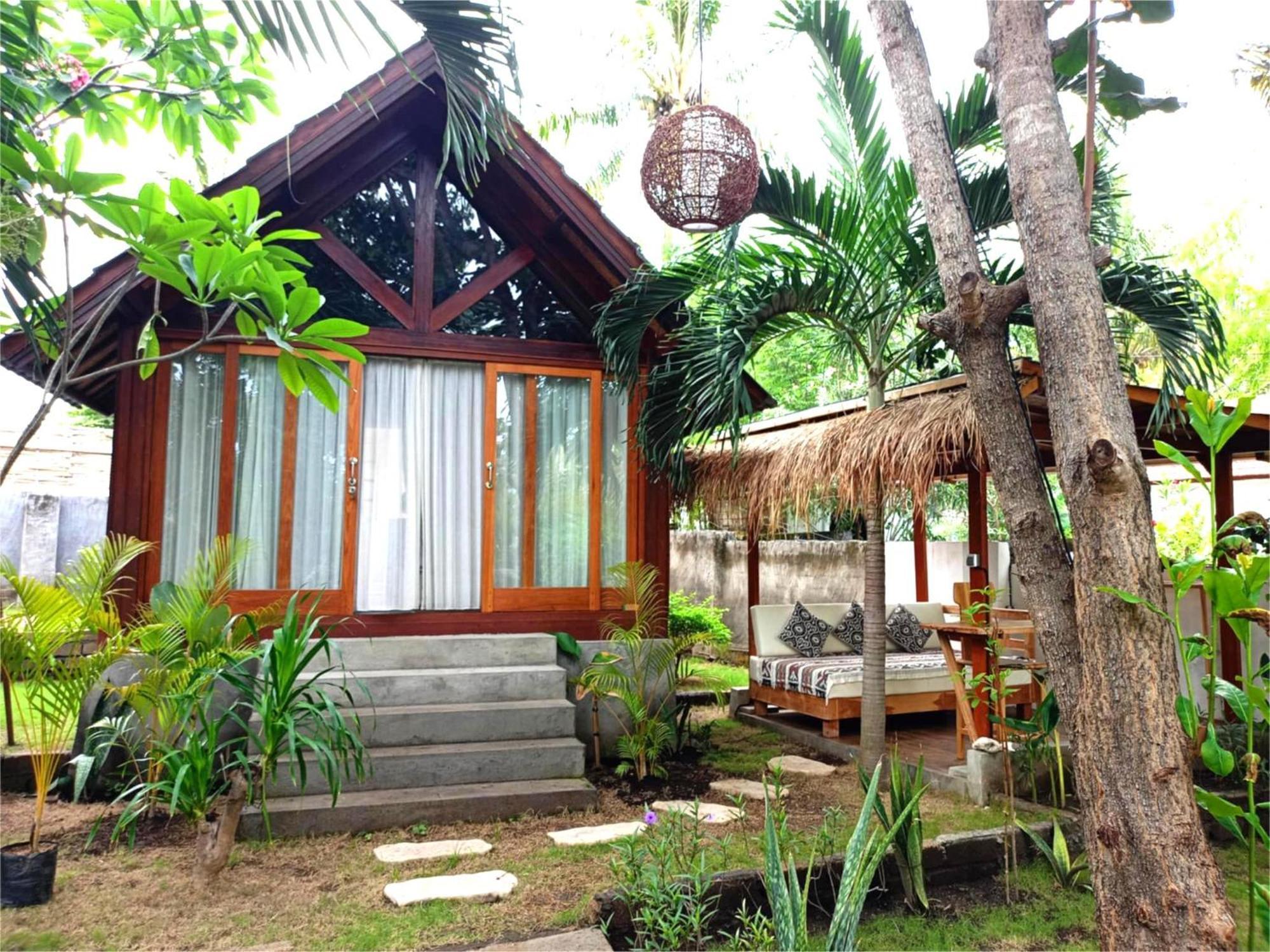 Bintang Tiga Bungalows Гили-Эйр Экстерьер фото